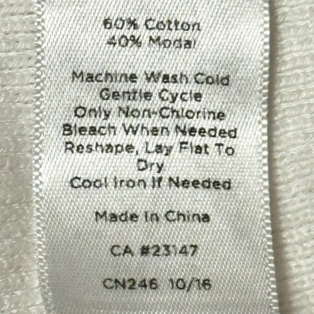 Talbots white crop